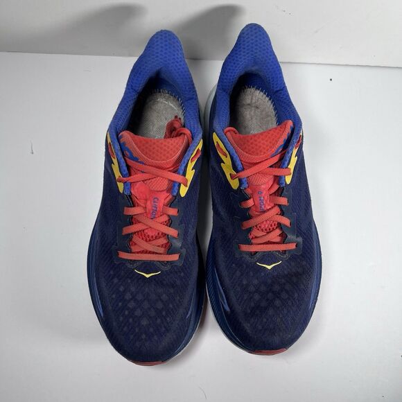 Hoka Clifton 9 Lace Up Athletic Running Shoes Sneakers Men's Size 9 NO INSOLES - Picture 5 of 8